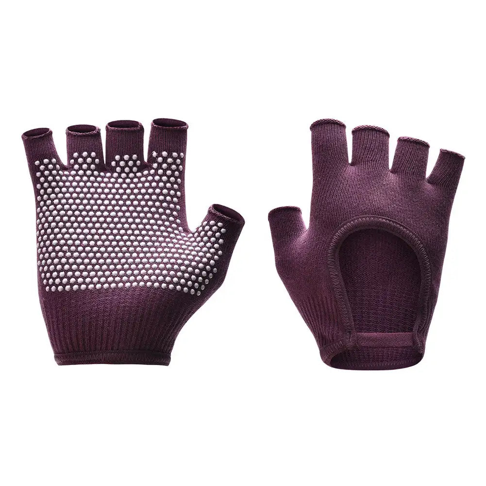 Half-Finger Yoga Gloves for Women – Anti-Slip Pilates & Fitness Gloves, Open-Fingered Design for… — product image 10