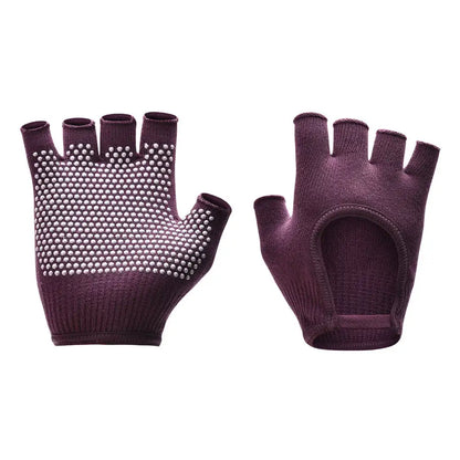 Half-Finger Yoga Gloves for Women – Anti-Slip Pilates & Fitness Gloves, Open-Fingered Design for… — product image 10