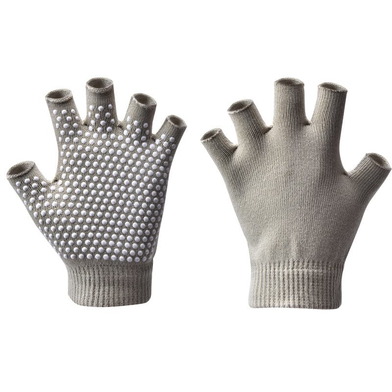 Half-Finger Yoga Gloves for Women – Anti-Slip Pilates & Fitness Gloves, Open-Fingered Design for… — product image 4
