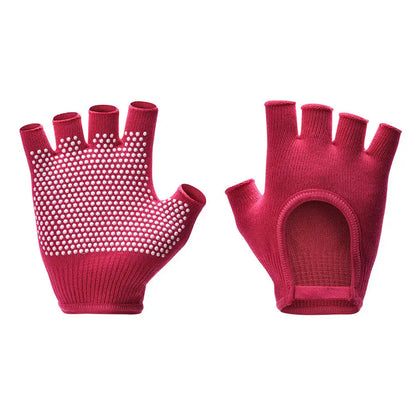 Half-Finger Yoga Gloves for Women – Anti-Slip Pilates & Fitness Gloves, Open-Fingered Design for… — product image 9