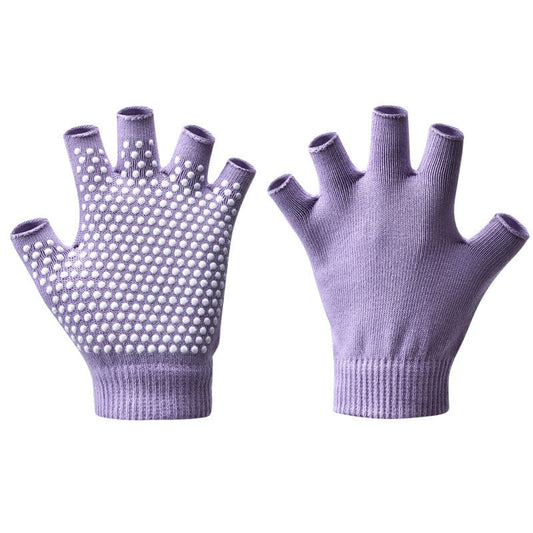 Half-Finger Yoga Gloves for Women – Anti-Slip Pilates & Fitness Gloves, Open-Fingered Design for… — product image 1
