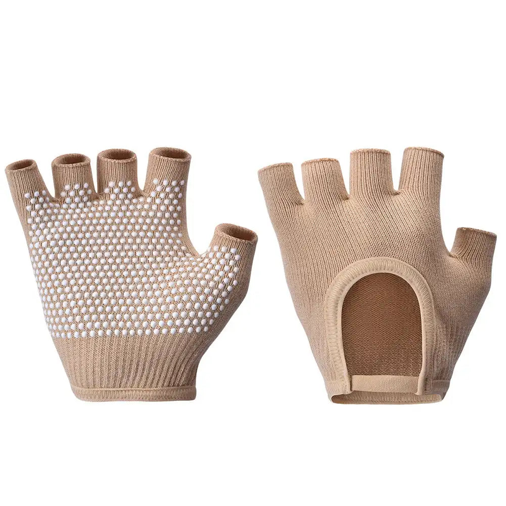 Half-Finger Yoga Gloves for Women – Anti-Slip Pilates & Fitness Gloves, Open-Fingered Design for… — product image 8