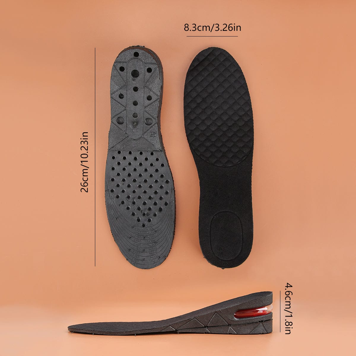 Height Increase Insoles - Air Cushion Elevator Inserts for Men & Women — product image 12