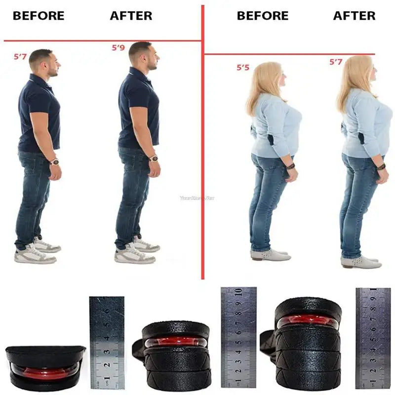 Height Increase Insoles - Air Cushion Elevator Inserts for Men & Women — product image 6