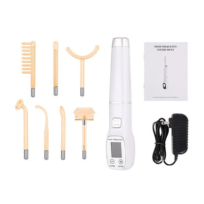 High Frequency Facial Machine, Screen Display Electro Therapy Wand with Glass Tube, Anti-Acne &… — product image 5