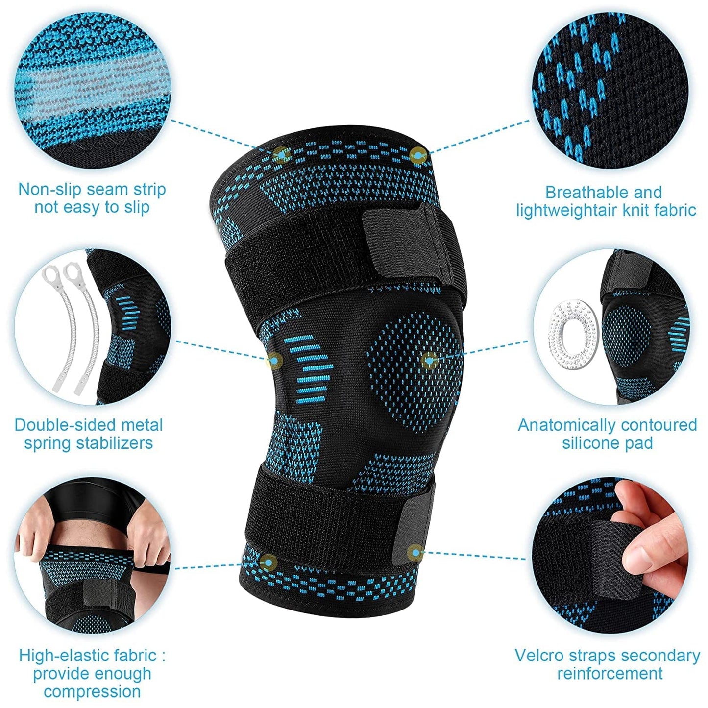 Hinged Knee Brace for Pain Relief & Support — product image 12
