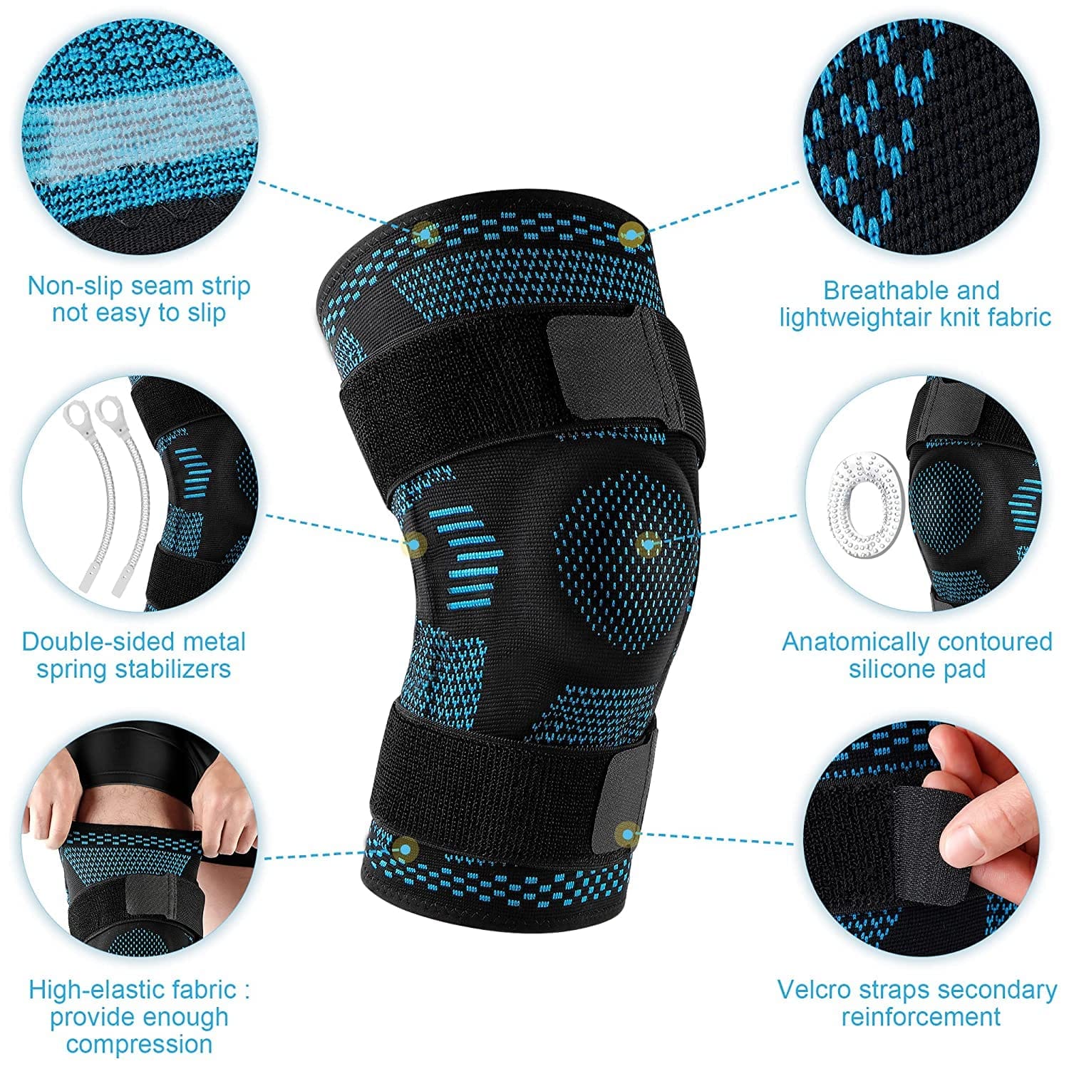 Hinged Knee Brace for Pain Relief & Support — product image 12