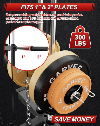 Home Gym Machine – Full Body Strength Training Equipment with Chest Press, LAT Pulldown, Leg… — product image 5