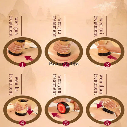 Hot Stone Electric Gua Sha Massager – Back and Waist Massage Tool for Relaxing Muscles, Body Warm… — product image 10