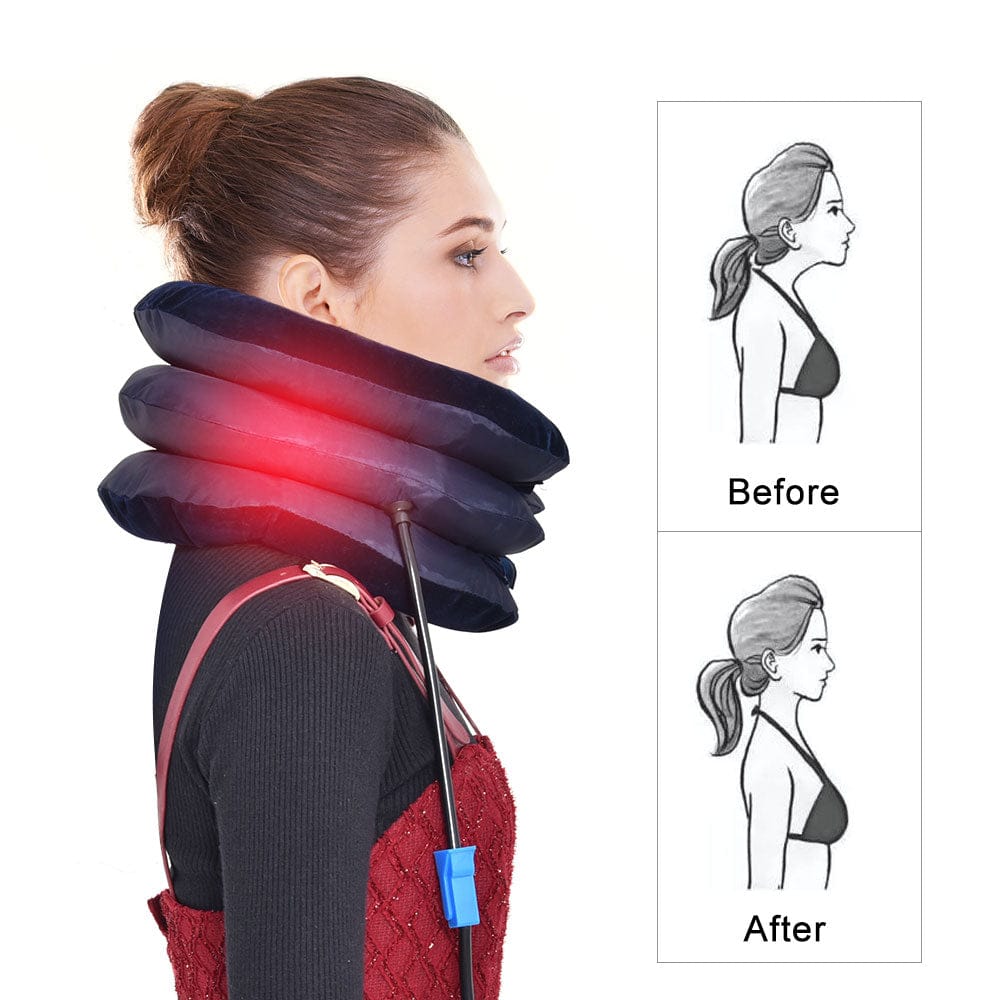Inflatable Neck Collar Pillow for Cervical Traction & Posture Correction — product image 5