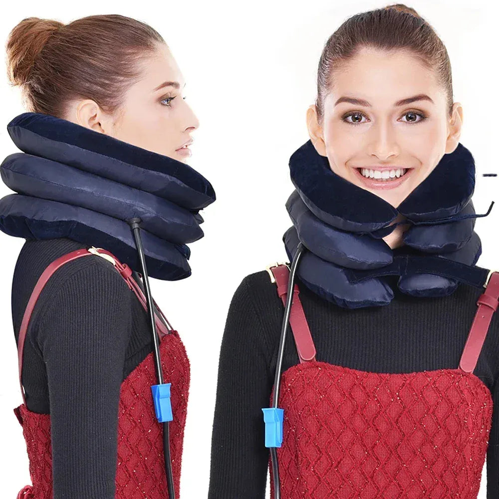Inflatable Neck Collar Pillow for Cervical Traction & Posture Correction — product image 4