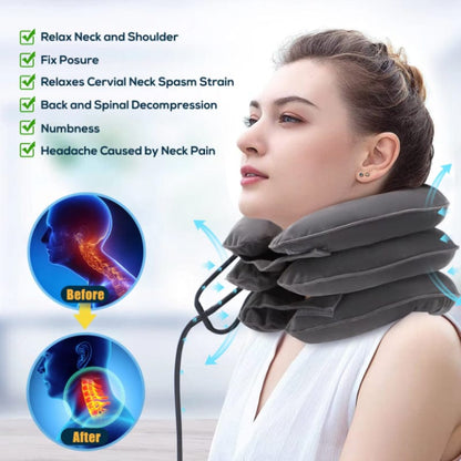 Inflatable Neck Collar Pillow for Cervical Traction & Posture Correction — product image 7