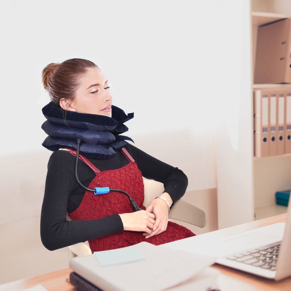 Inflatable Neck Collar Pillow for Cervical Traction & Posture Correction — product image 6