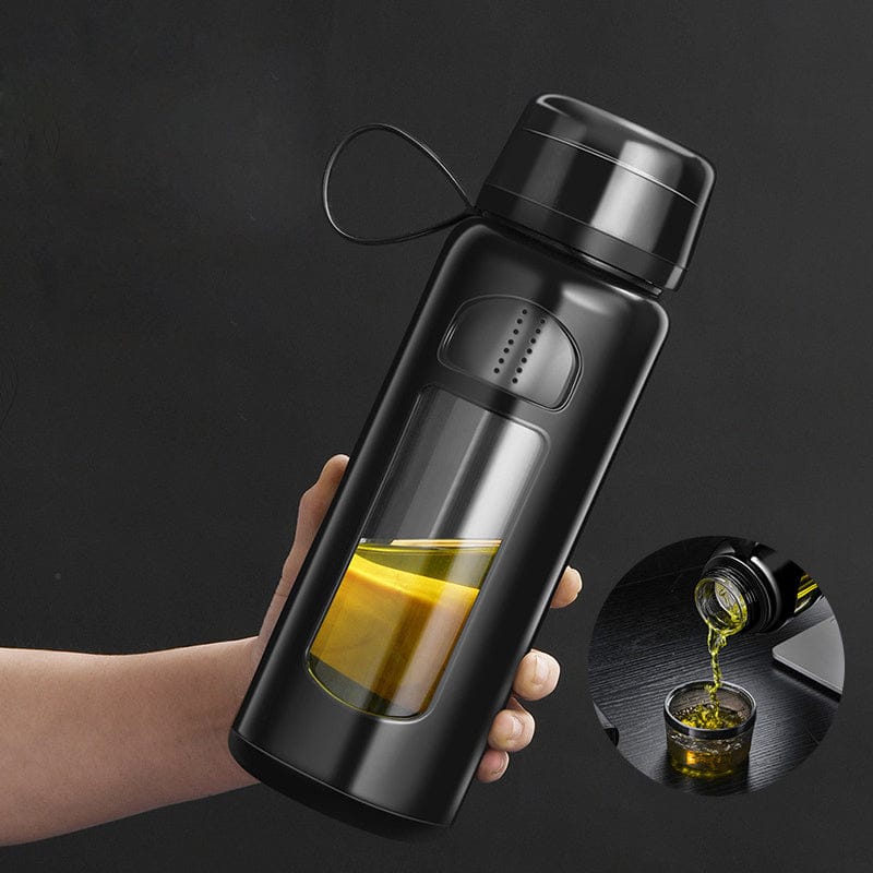 Double-Layer Insulated Tea Cup with Water Separation — product image 9