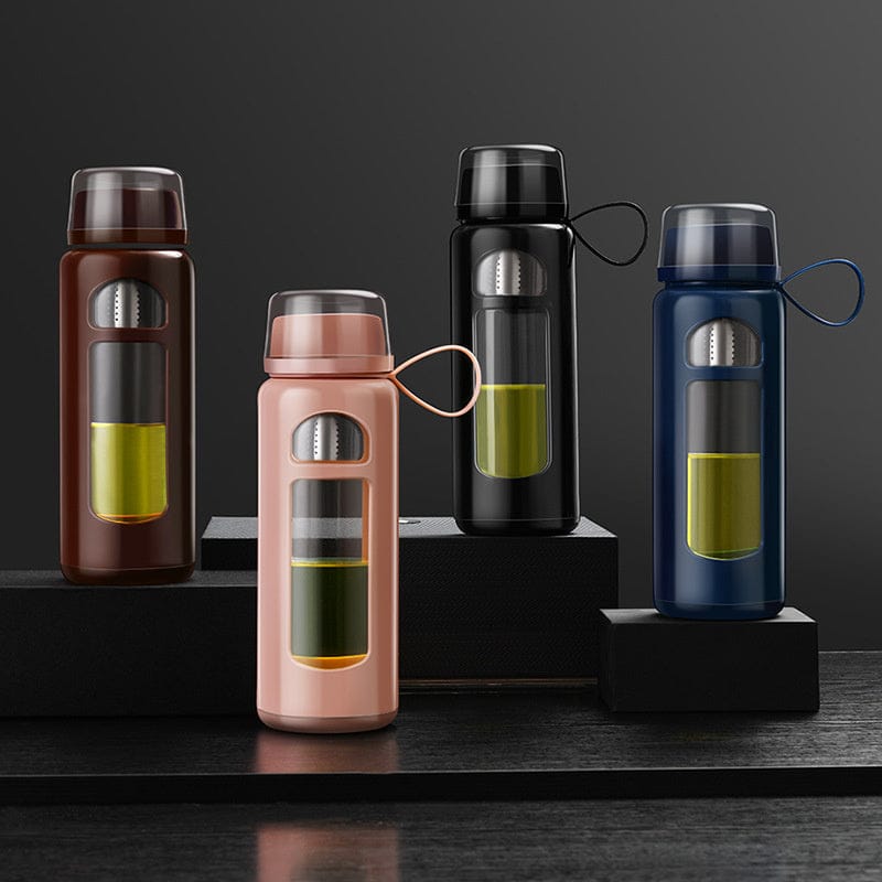 Double-Layer Insulated Tea Cup with Water Separation — product image 12