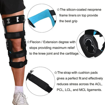 Knee Brace for ACL/MCL/PCL Injuries, Ligament Support & Sports Recovery, Hinged ROM Orthopedic… — product image 4