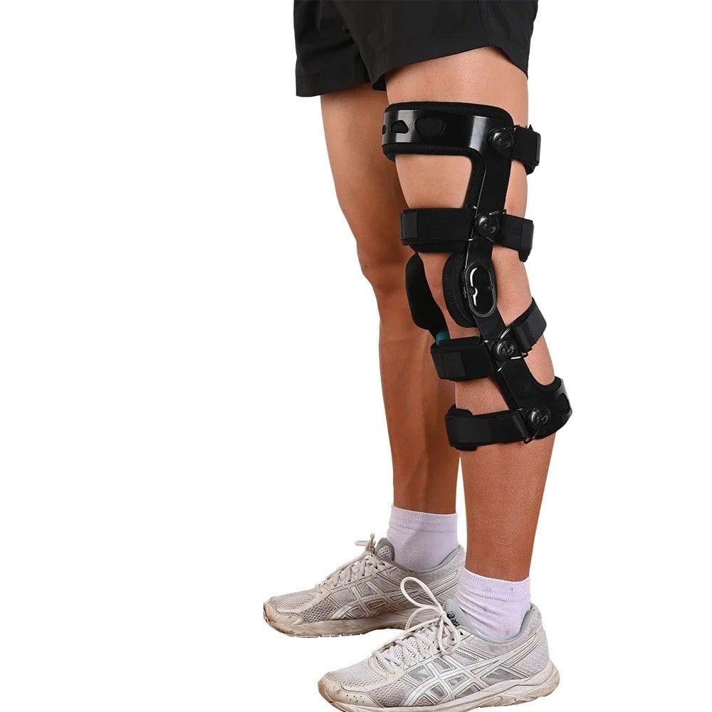 Knee Brace for ACL/MCL/PCL Injuries, Ligament Support & Sports Recovery, Hinged ROM Orthopedic… — product image 1