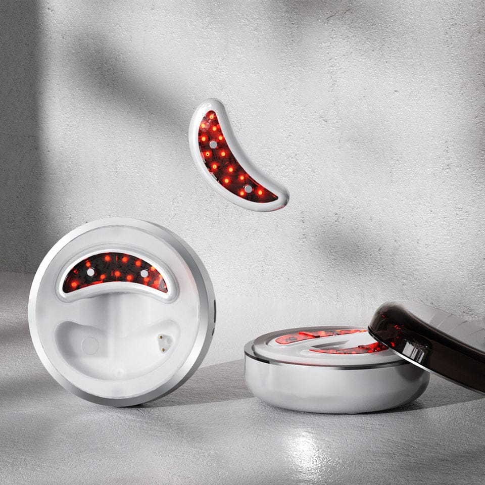 LED Red Light Eye Therapy Massager with EMS and Gel Patches for Under Eye Wrinkle Treatment — product image 7