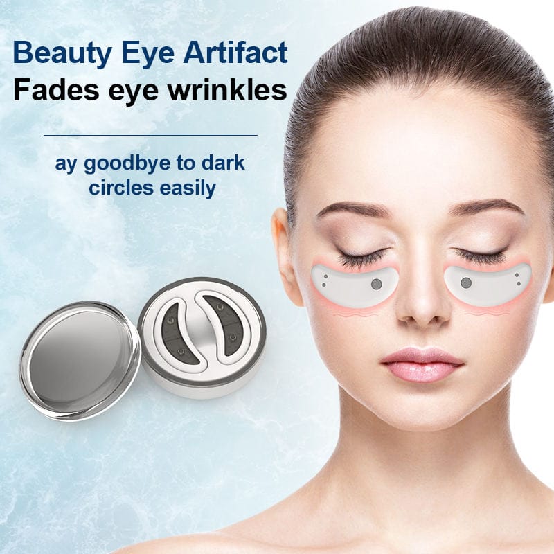 LED Red Light Eye Therapy Massager with EMS and Gel Patches for Under Eye Wrinkle Treatment — product image 9