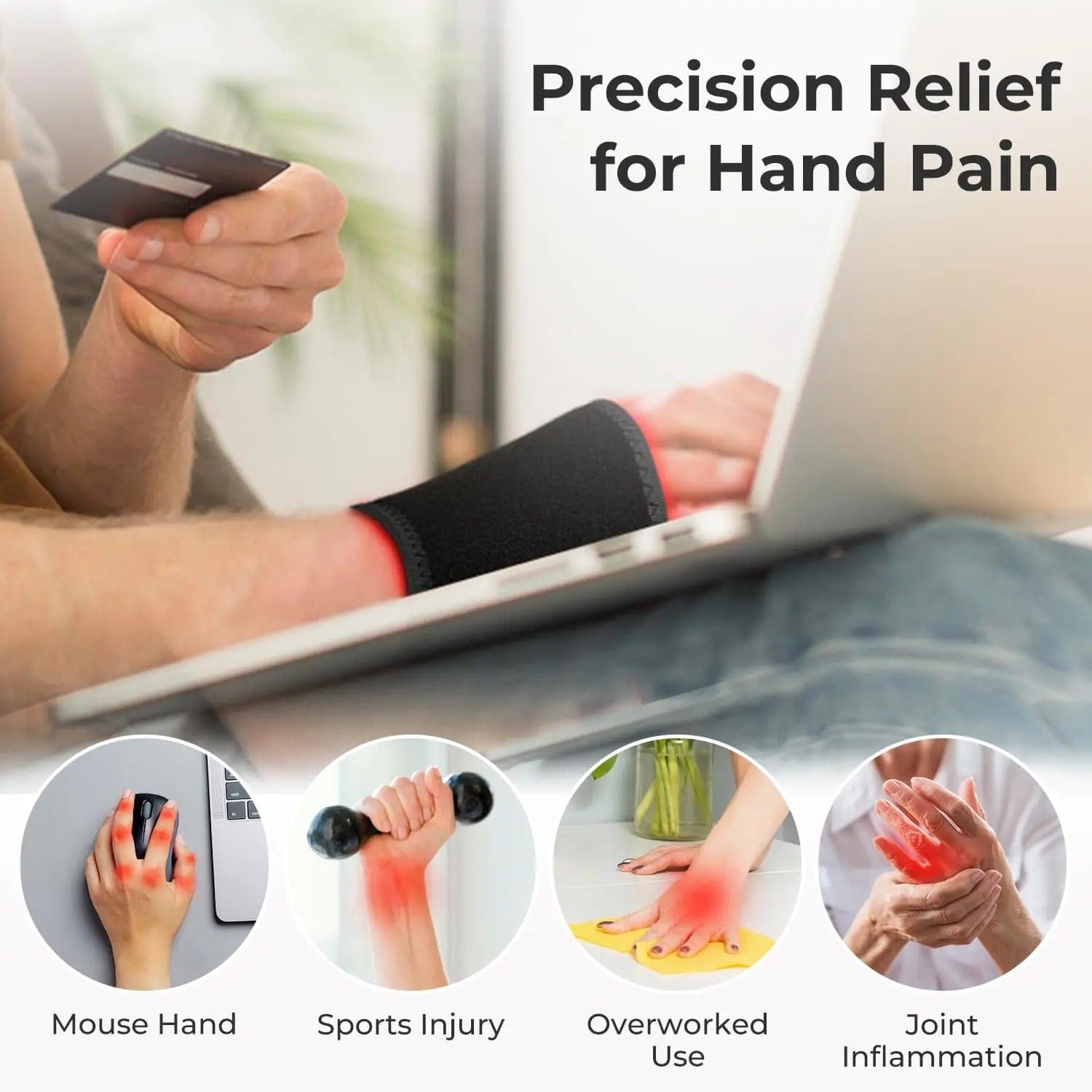 LED Red Light Therapy Pad for Face and Body Pain Relief — product image 5
