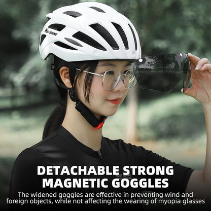 Magnetic Lens Cycling Helmet - Breathable, Lightweight MTB & Road Bike Helmet for Men & Women,… — product image 10