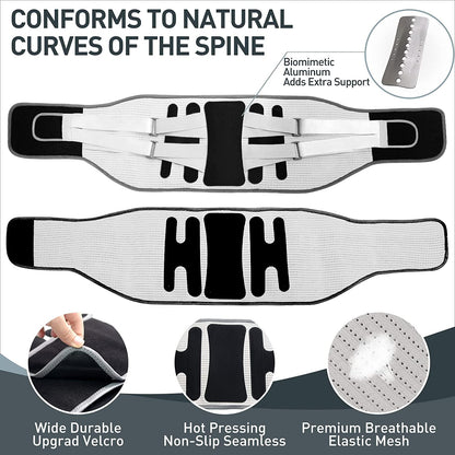 Lower Back Brace for Lumbar Support, Ergonomic Sports Belts for Herniated Discs & Sciatica Relief for… — product image 11