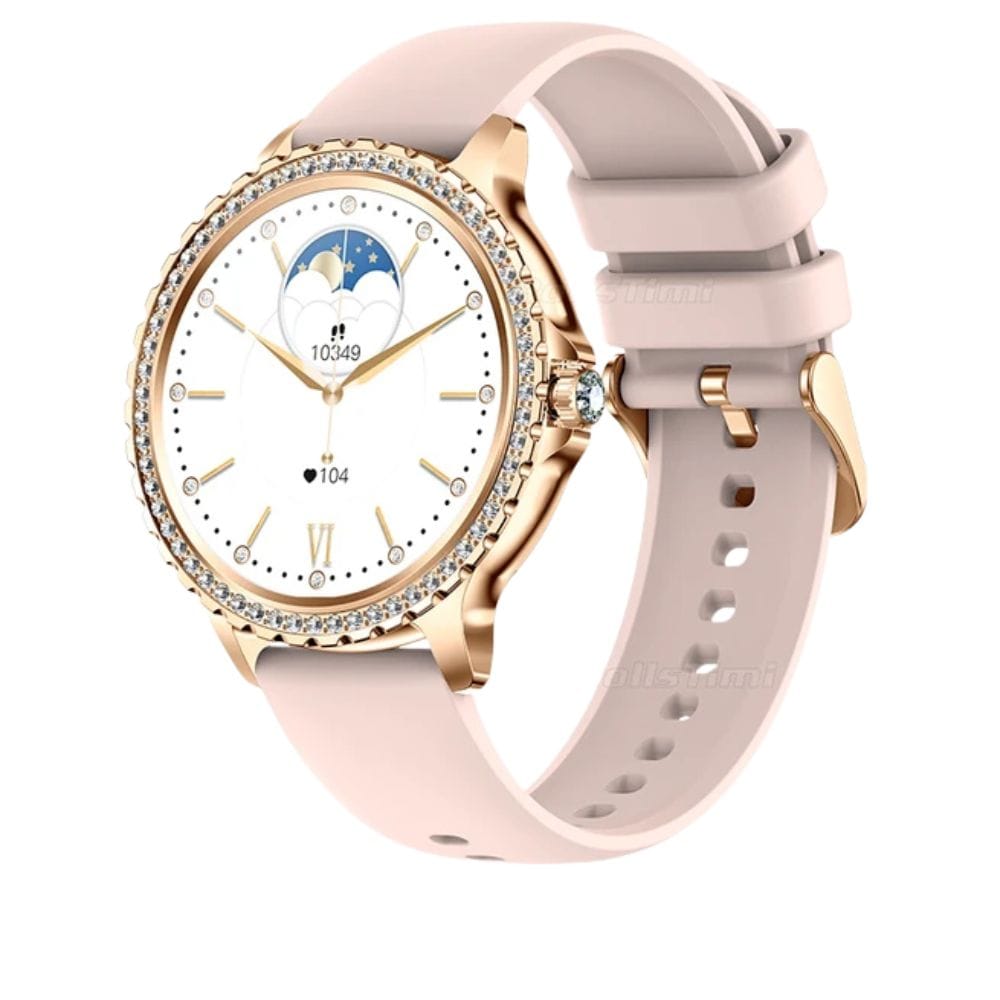 Luxury Women's Smartwatch – Heart Rate, Blood Oxygen, Sleep Monitoring, Bluetooth Call, Diamond… — product image 2