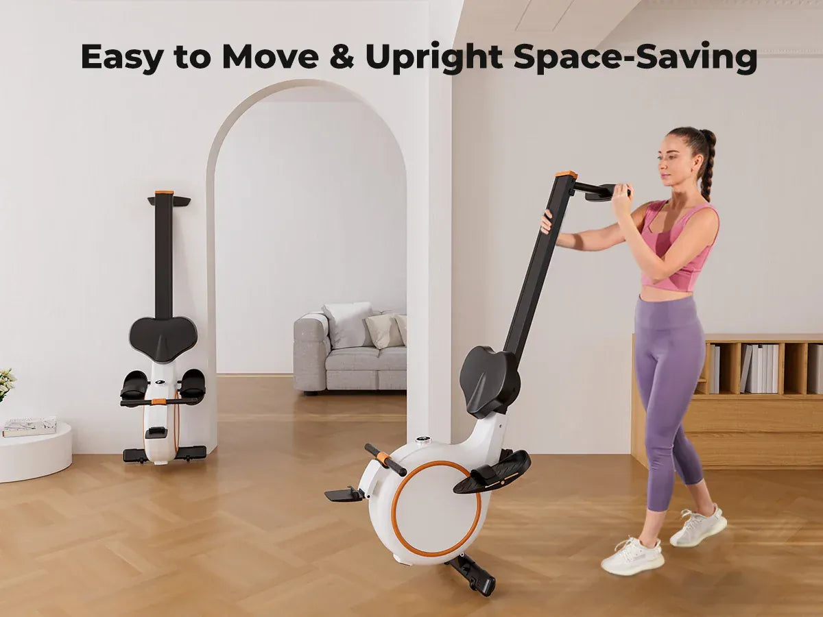 Magnetic Rowing Machine for Home – 32 Level Adjustable Resistance Cardio Trainer with LED Monitor and… — product image 12
