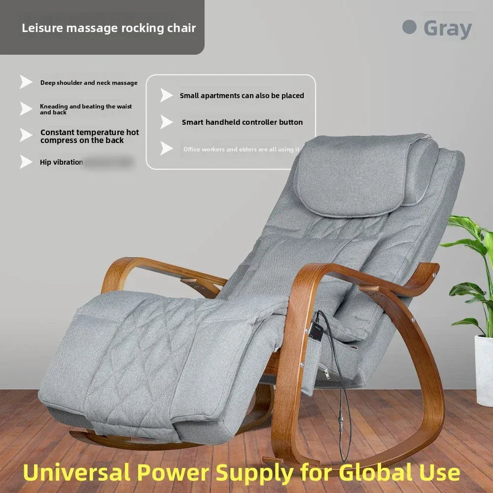 Massage Rocker Recliner Chair – Ergonomic Overstuffed Lounge Chair with Heat & Vibration Neck and… — product image 6