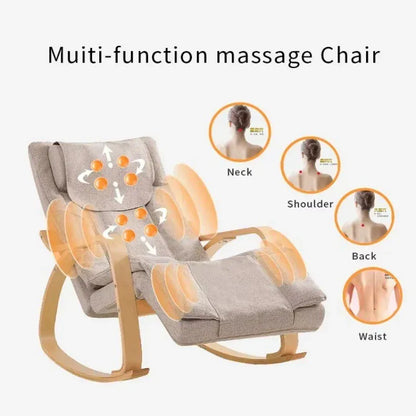 Massage Rocker Recliner Chair – Ergonomic Overstuffed Lounge Chair with Heat & Vibration Neck and… — product image 5