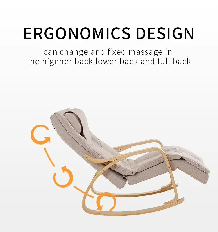 Massage Rocker Recliner Chair – Ergonomic Overstuffed Lounge Chair with Heat & Vibration Neck and… — product image 10