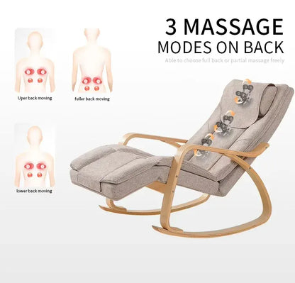 Massage Rocker Recliner Chair – Ergonomic Overstuffed Lounge Chair with Heat & Vibration Neck and… — product image 7