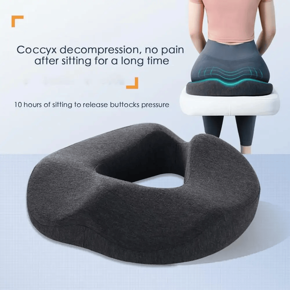 Memory Foam Donut Seat Cushion – Tailbone, Hemorrhoid, Sciatica, and Bed Sore Relief for Office,… — product image 10