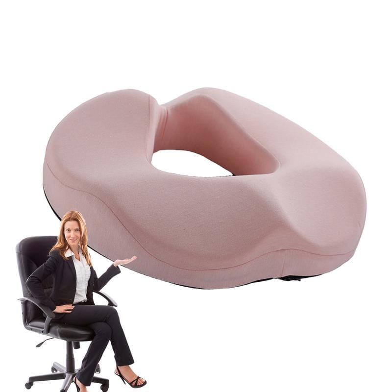 Memory Foam Donut Seat Cushion – Tailbone, Hemorrhoid, Sciatica, and Bed Sore Relief for Office,… — product image 1