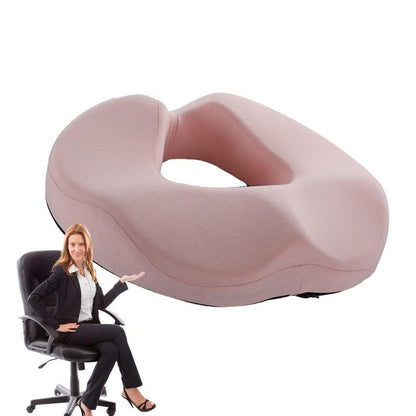 Memory Foam Donut Seat Cushion – Tailbone, Hemorrhoid, Sciatica, and Bed Sore Relief for Office,… — product image 1