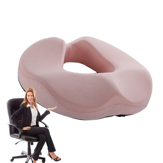 Memory Foam Donut Seat Cushion – Tailbone, Hemorrhoid, Sciatica, and Bed Sore Relief for Office,… — product image 1