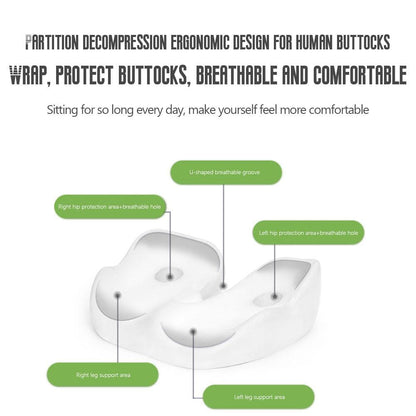Memory Foam Sit Bone Relief Cushion – Ergonomic Washable Seat Cushion for Pressure Relief, Breathable… — product image 9