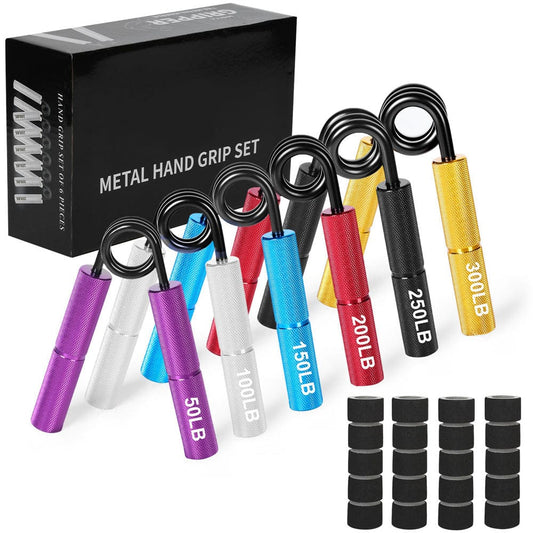 Metal Hand Gripper – 50LB-350LB Adjustable Finger Exerciser for Grip Strength, Muscle Arms Trainer,… — product image 1