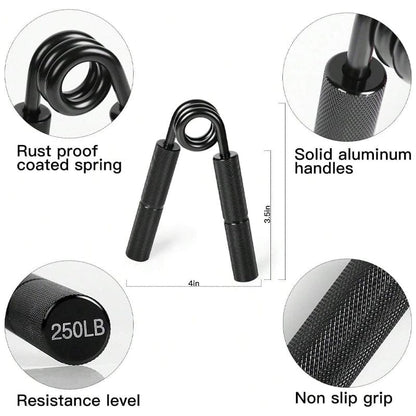 Metal Hand Gripper – 50LB-350LB Adjustable Finger Exerciser for Grip Strength, Muscle Arms Trainer,… — product image 12