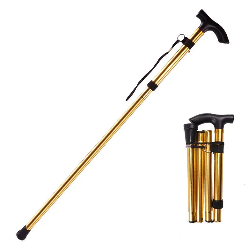 Multifunctional Walking Stick – Telescopic Hiking Cane, Folding Trekking Poles for Seniors,… — product image 2