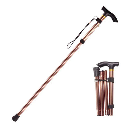 Multifunctional Walking Stick – Telescopic Hiking Cane, Folding Trekking Poles for Seniors,… — product image 6