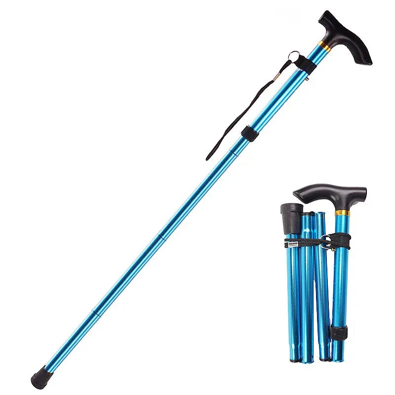 Multifunctional Walking Stick – Telescopic Hiking Cane, Folding Trekking Poles for Seniors,… — product image 5