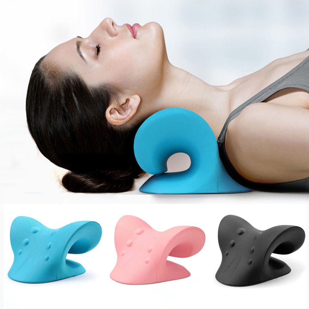 Neck Support Pillow – Chiropractic Relaxer & Shoulder Traction Stretcher – Therapeutic Cervical Spine… — product image 10