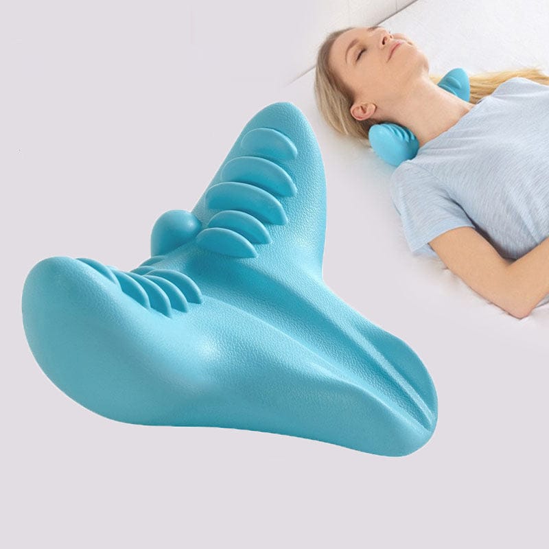 Neck Support Pillow – Chiropractic Relaxer & Shoulder Traction Stretcher – Therapeutic Cervical Spine… — product image 3
