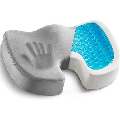 Non-Slip Gel & Memory Foam Cushion – Ergonomic Coccyx Support for Office Chairs, Cars, and Long… — product image 1