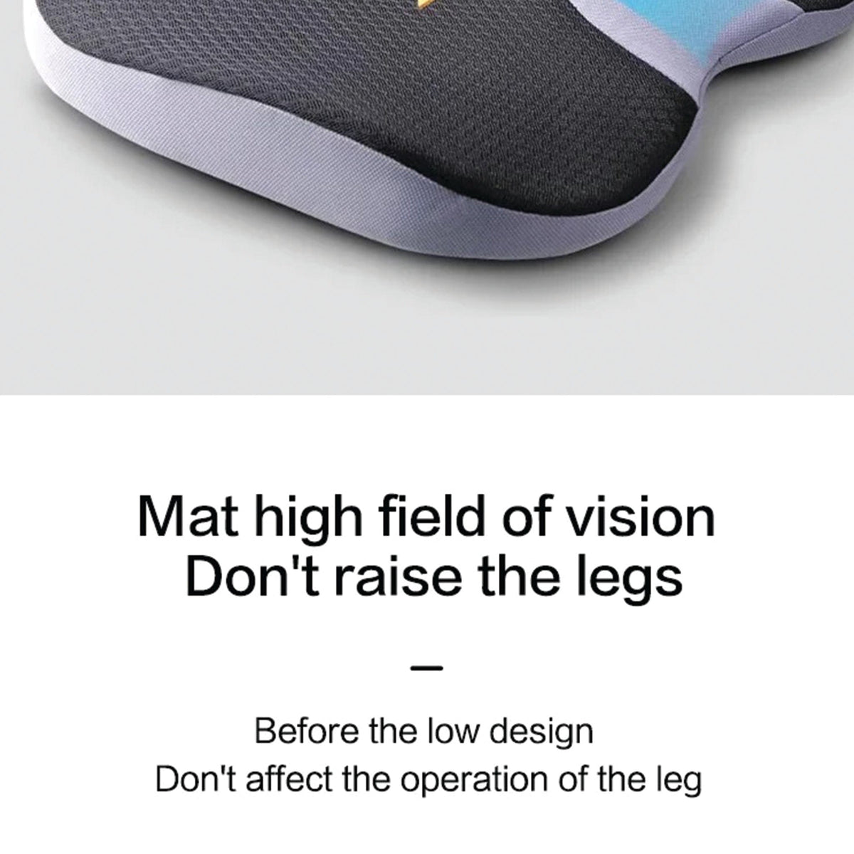 Orthopedic Memory Foam Seat Cushion — low-profile front edge detail
