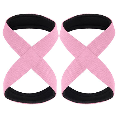 Padded Figure 8 Straps for Deadlift – Weight Lifting Wrist Straps for Power Lifters, Workout… — product image 2