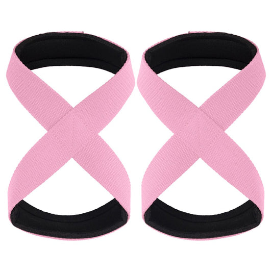 Padded Figure 8 Straps for Deadlift – Weight Lifting Wrist Straps for Power Lifters, Workout… — product image 2