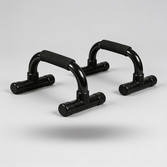 Push-up bars with non-slip handles and stable base