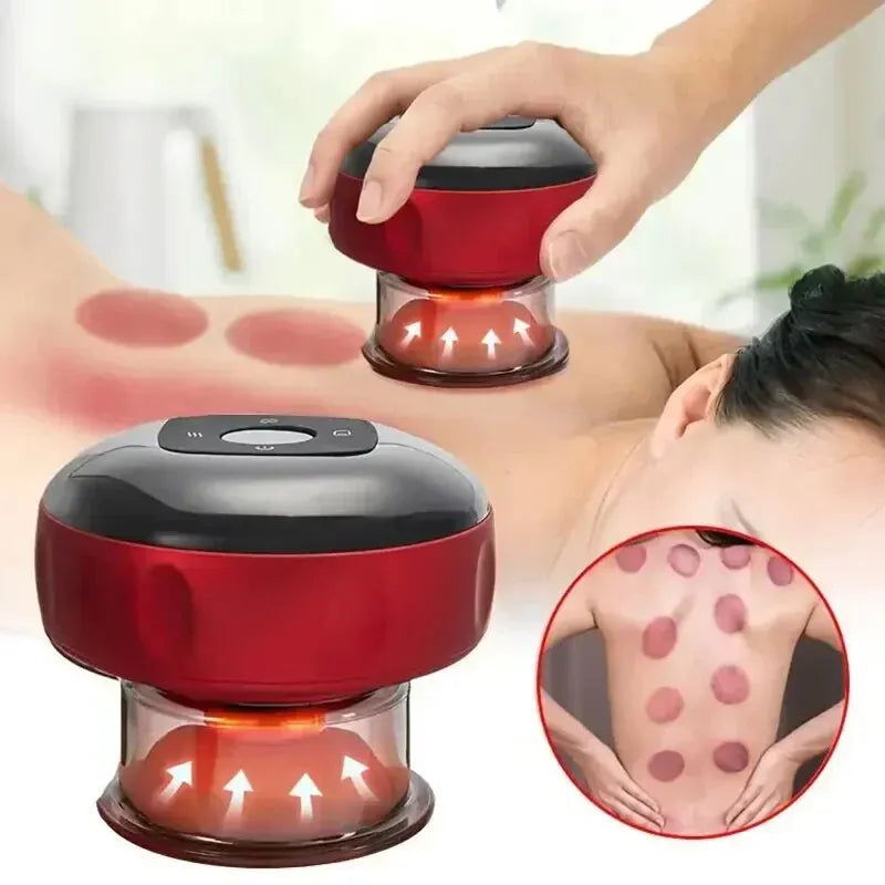 Electric Cupping Therapy Set – Rechargeable Gua Sha Massager, 12-Level Vacuum Suction, Fat Burning &… — product image 1